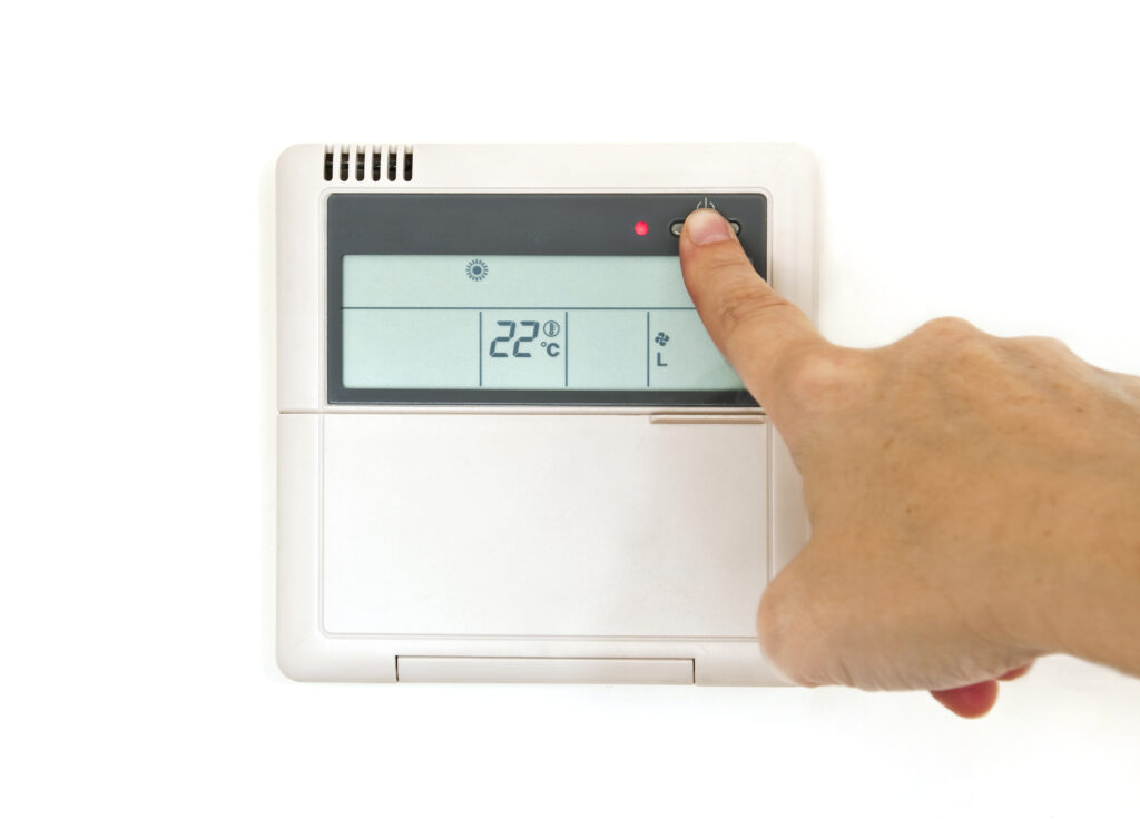 chauffage réglable sur chaud ou froid